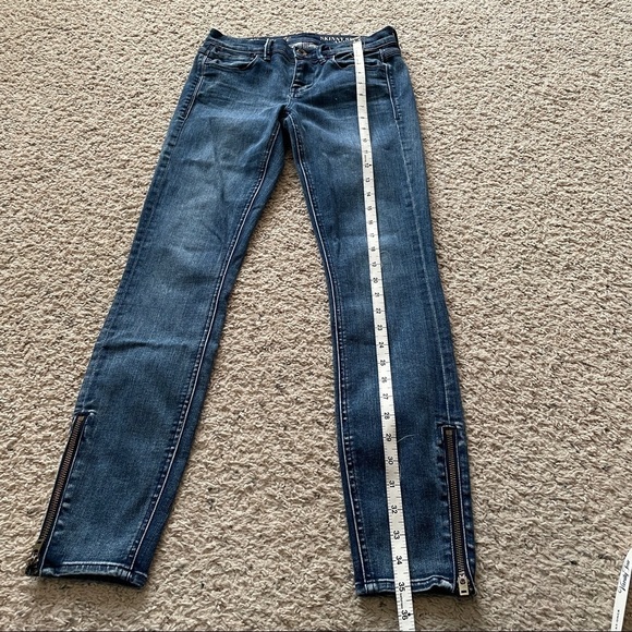 Madewell 24 ‘Skinny Skinny Ankle’ Jeans Zipper Ankles Medium Wash - Picture 6 of 10